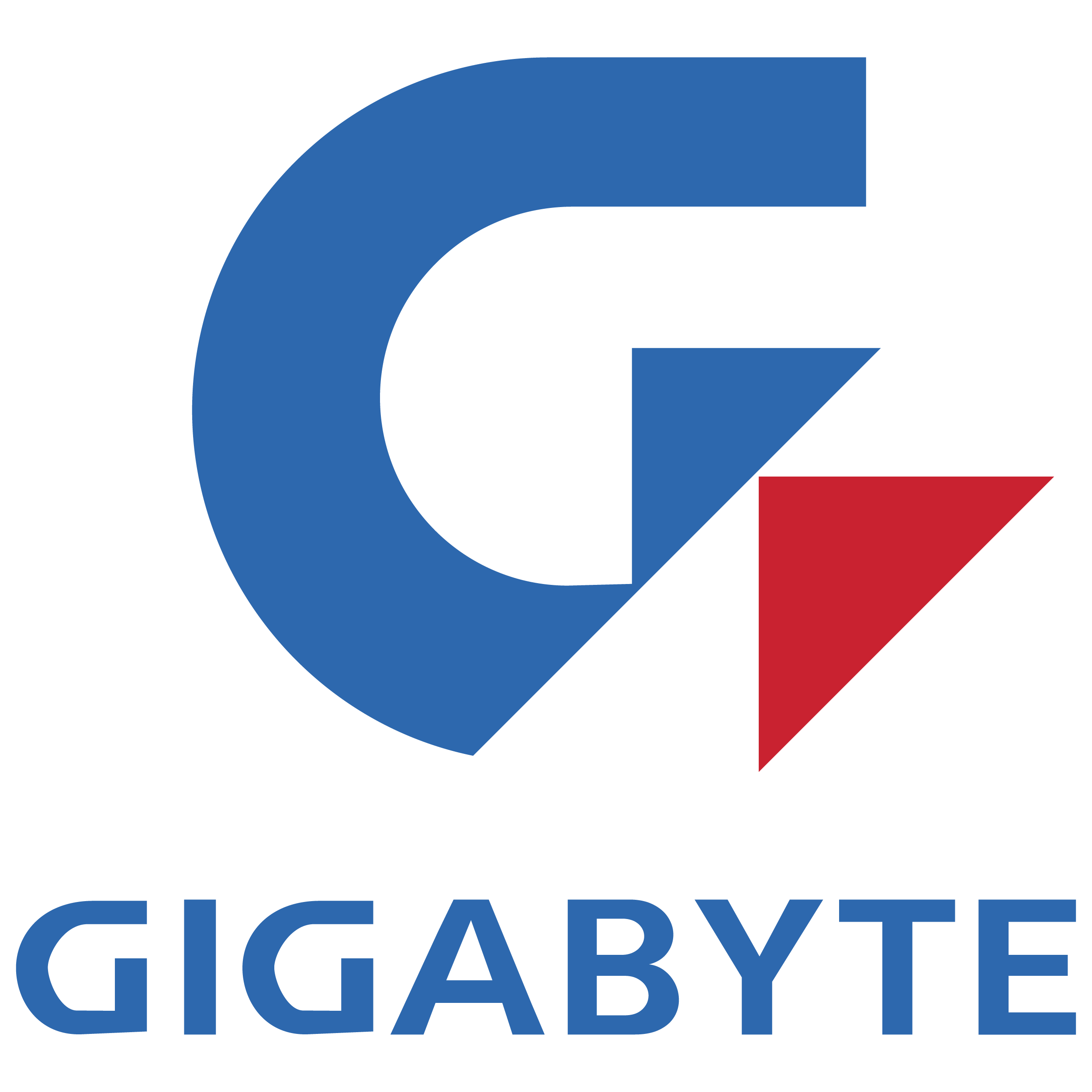 Gigabyte logo – quality motherboards and graphics cards used by Elite Technologies